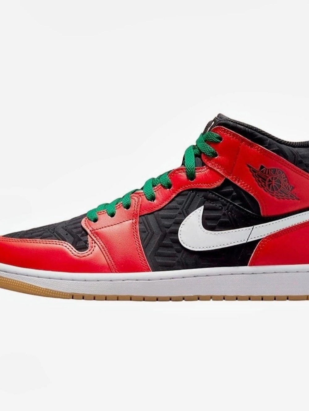 Nike Air Jordan 1 Mid SE Red & Black Like New